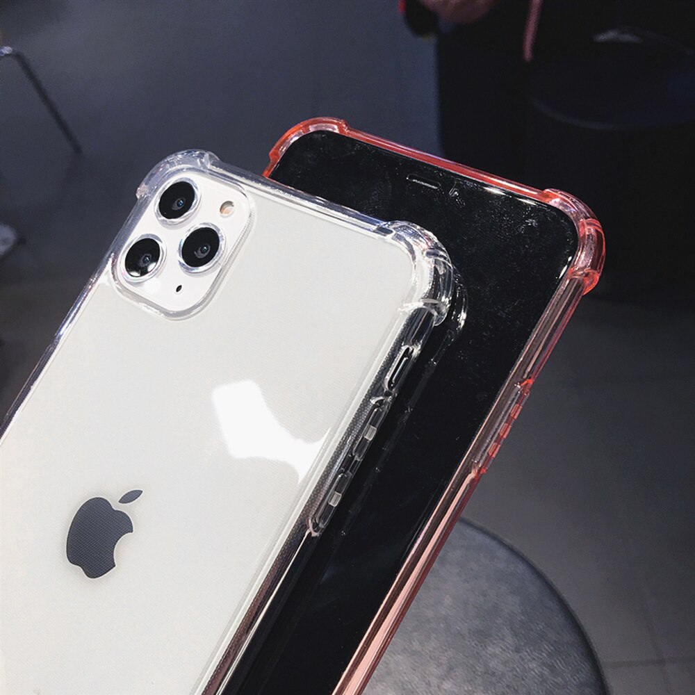 Transparent Shockproof Case for iPhone