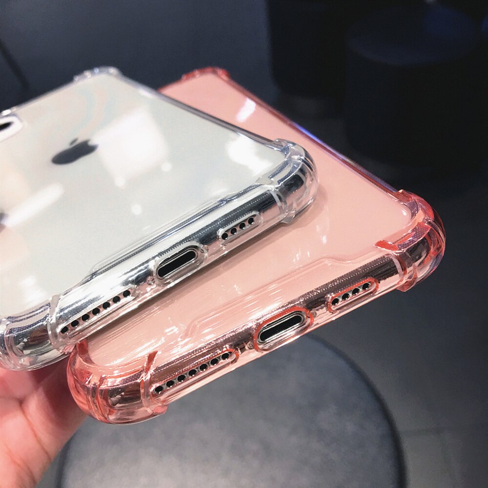 Transparent Shockproof Case for iPhone