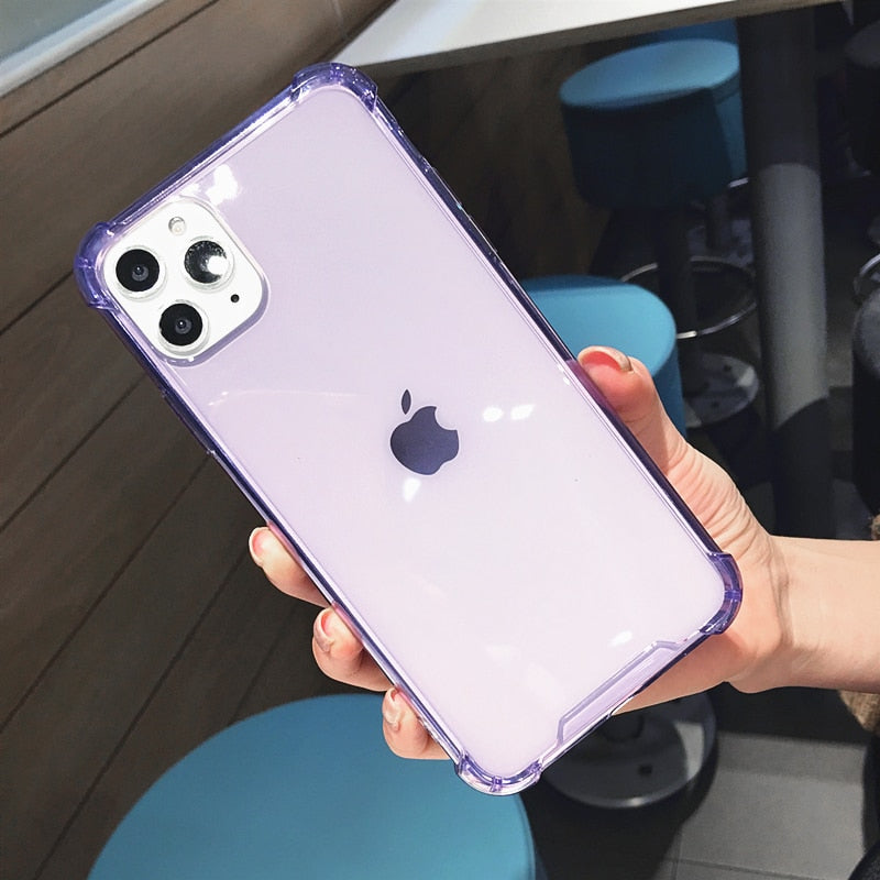 Transparent Shockproof Case for iPhone