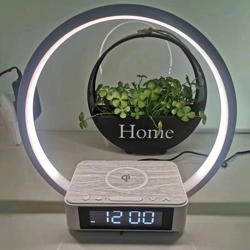 Rechargeable Bedhead Lamp Alarm Clock