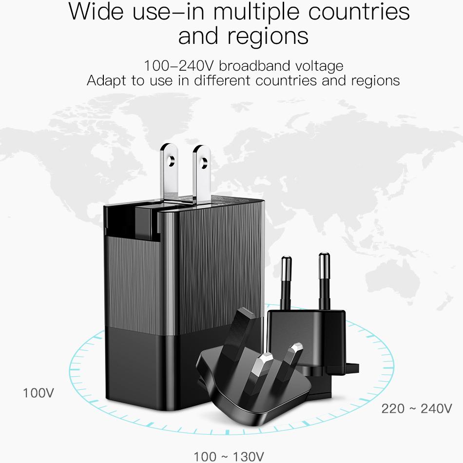 Baseus 3 Port USB Charger
