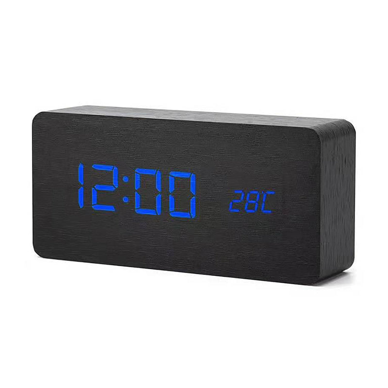 Creative Intelligent Led Wooden Clock
