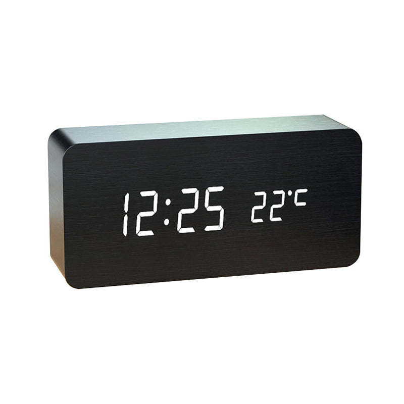 Creative Intelligent Led Wooden Clock
