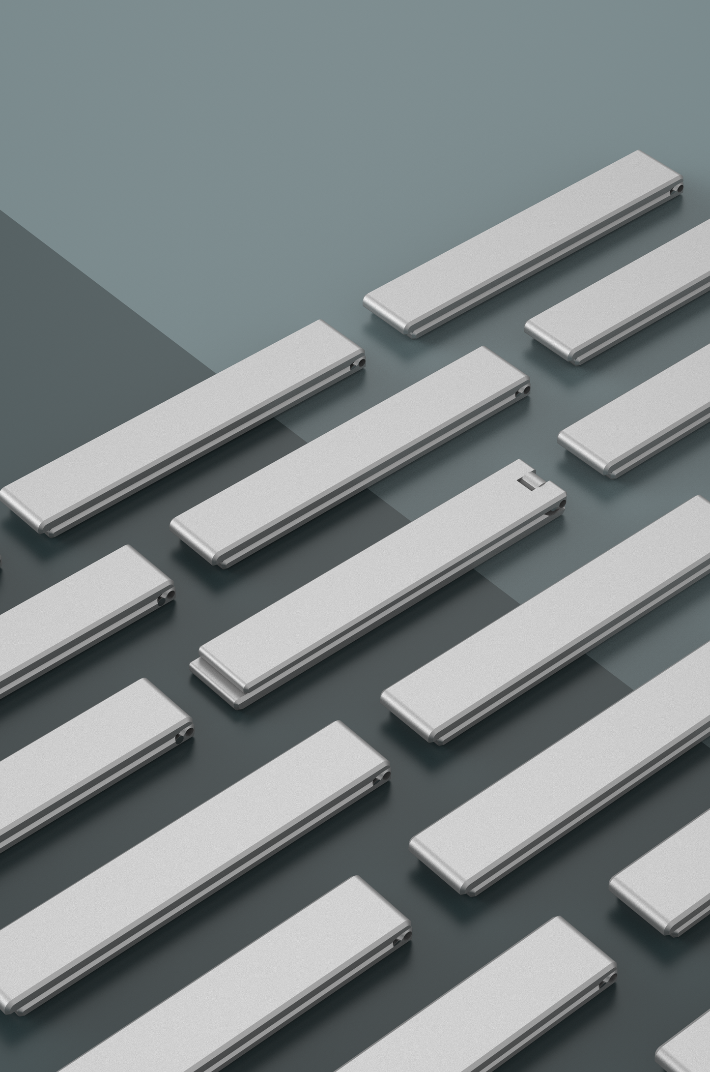 Aluminum Alloy Invisible Mobile Phone Back