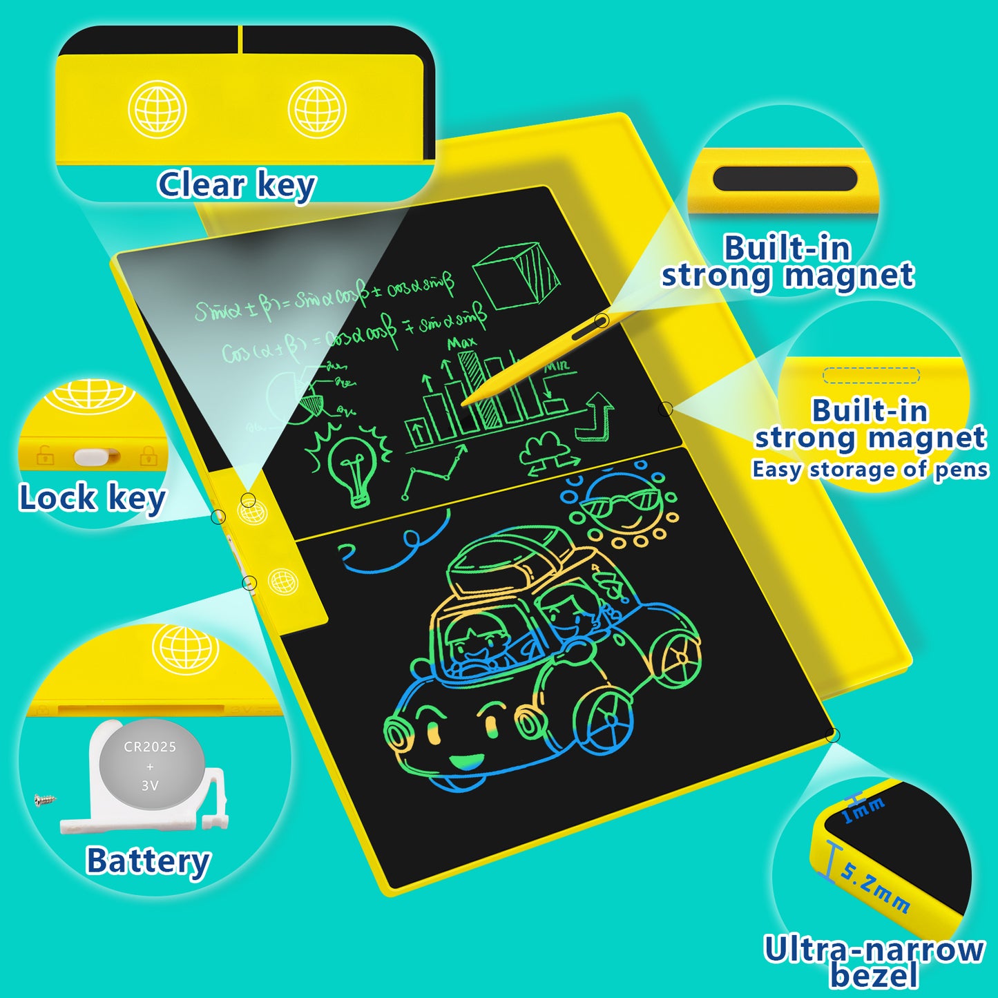 LCD Writing Board For Children's