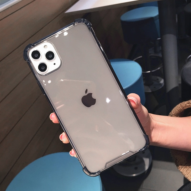 Transparent Shockproof Case for iPhone