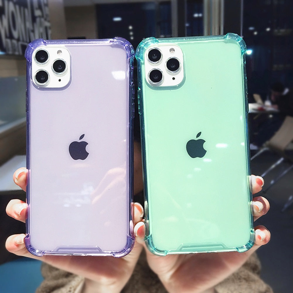 Transparent Shockproof Case for iPhone