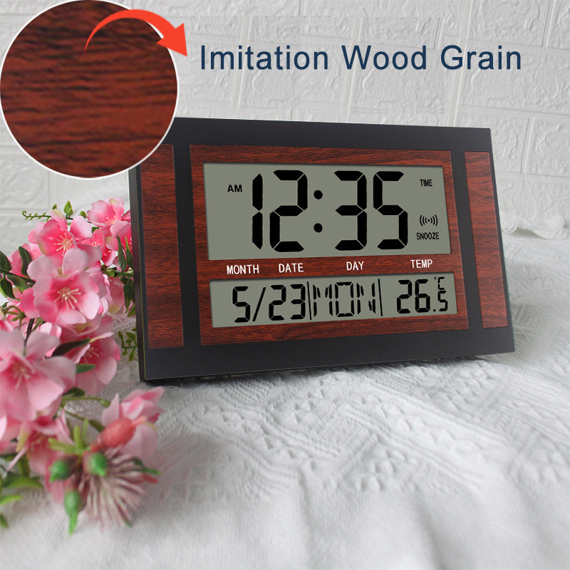 Large Screen Ultra Silent Electronic Alarm Clock