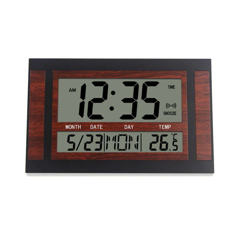 Large Screen Ultra Silent Electronic Alarm Clock