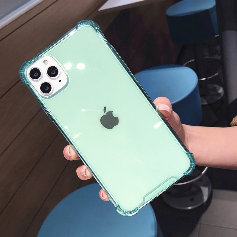 Transparent Shockproof Case for iPhone