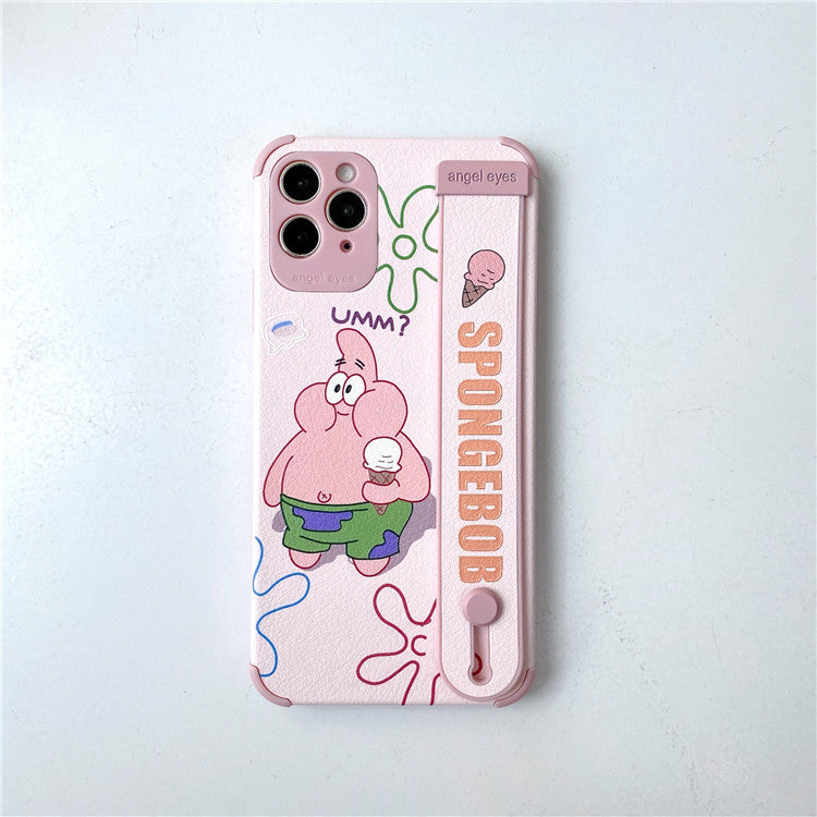 Cartoon SpongeBob SquarePants Apple mobile phone case