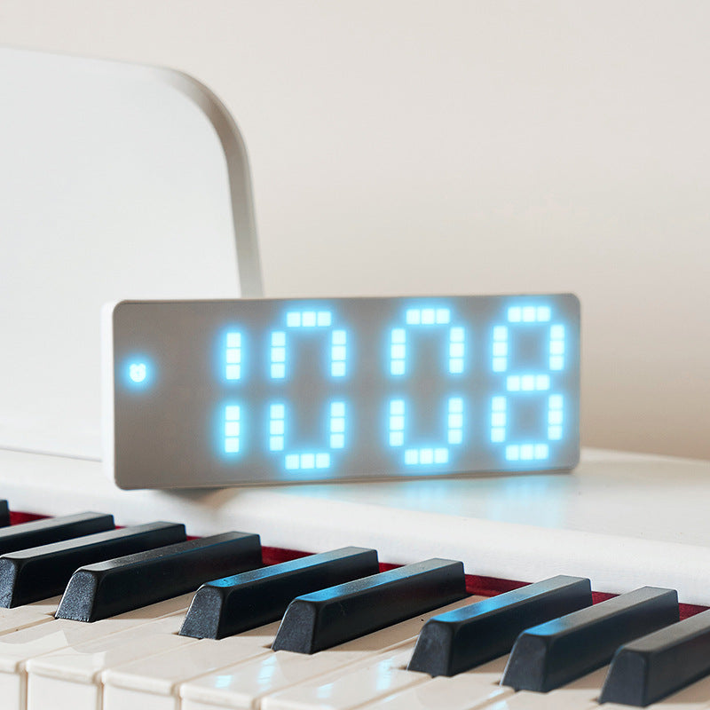 White bottom alarm clock