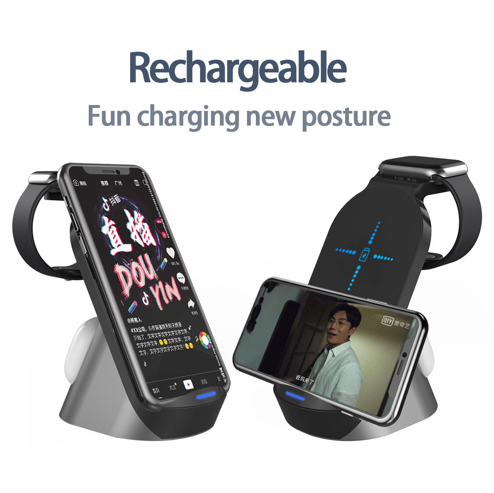 3-In-1 Wireless Charger For Apple Mobile Phone