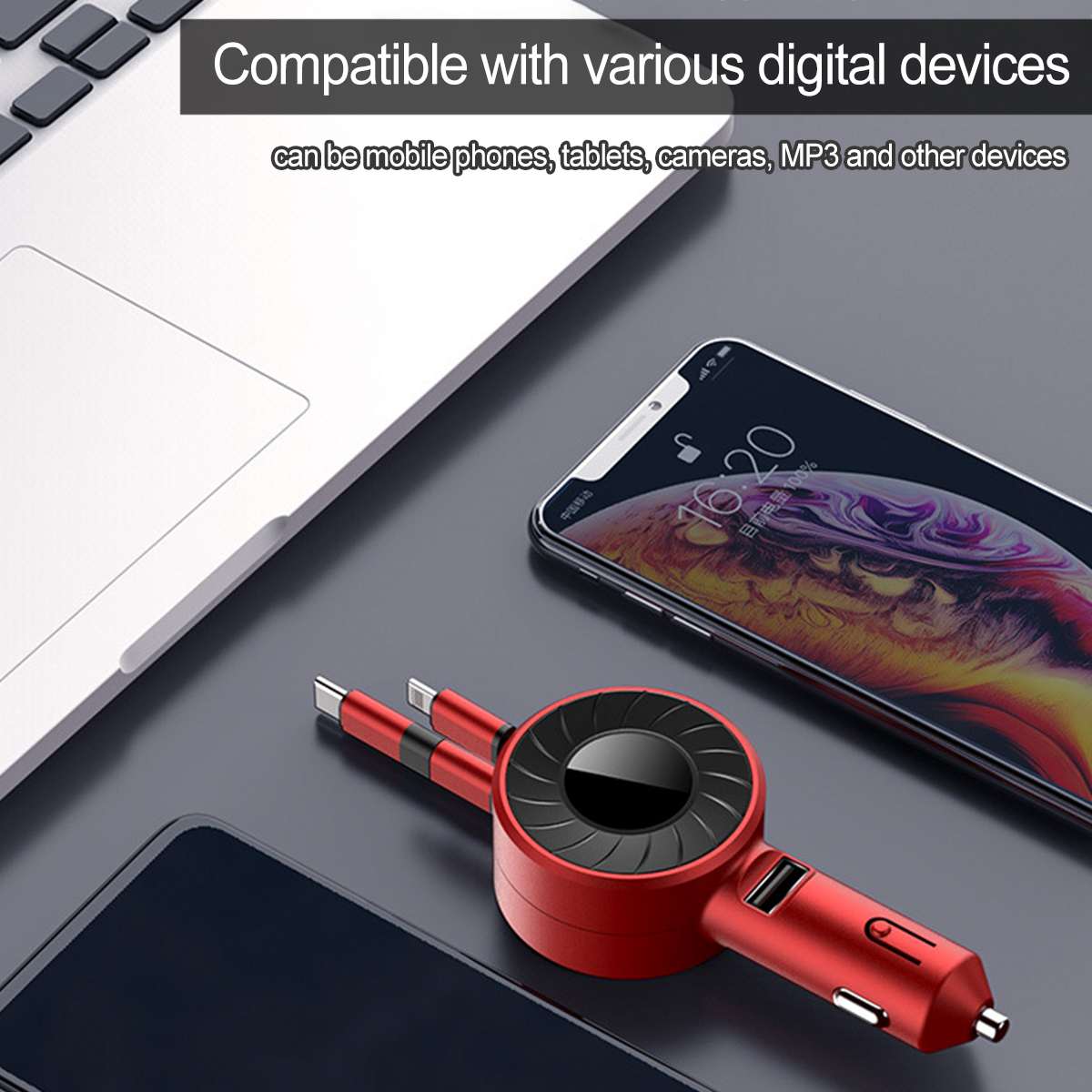 3-IN-1 Car Charger