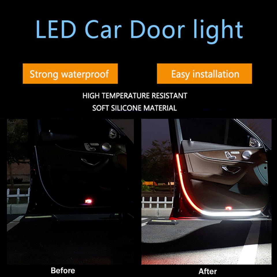 Car Door Opening Warning LED Lights