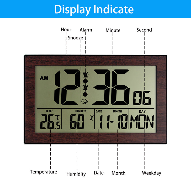 Home Electronic Wall Clock