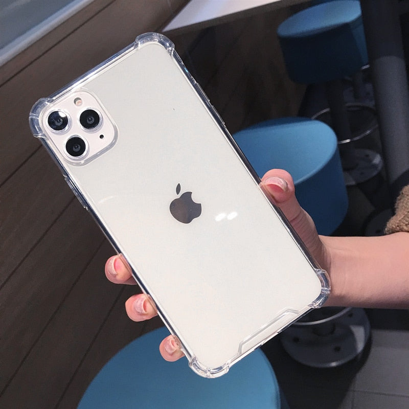 Transparent Shockproof Case for iPhone