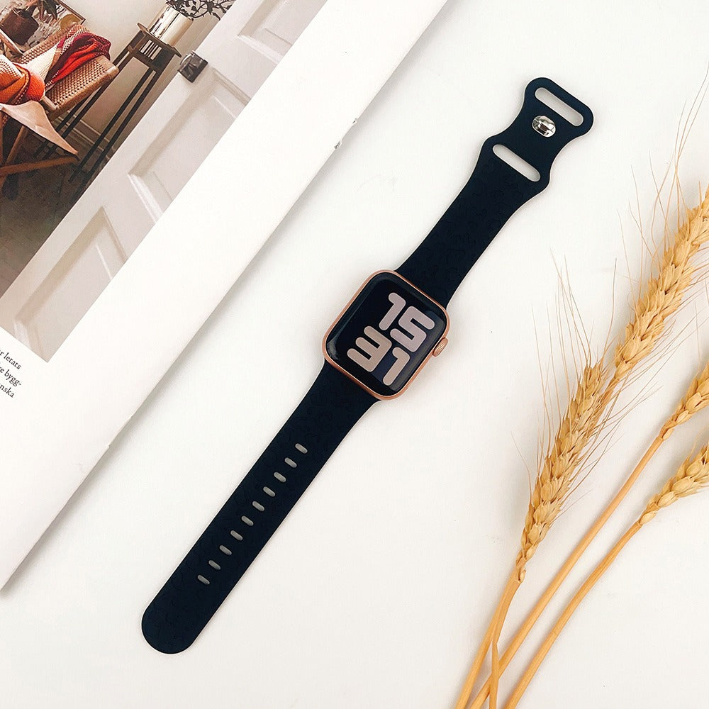 Apple Watch strap with laser engraved