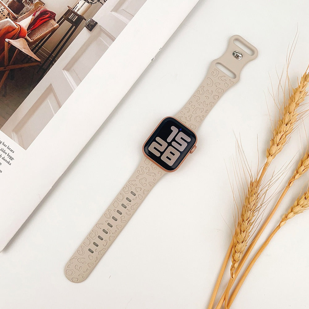 Apple Watch strap with laser engraved