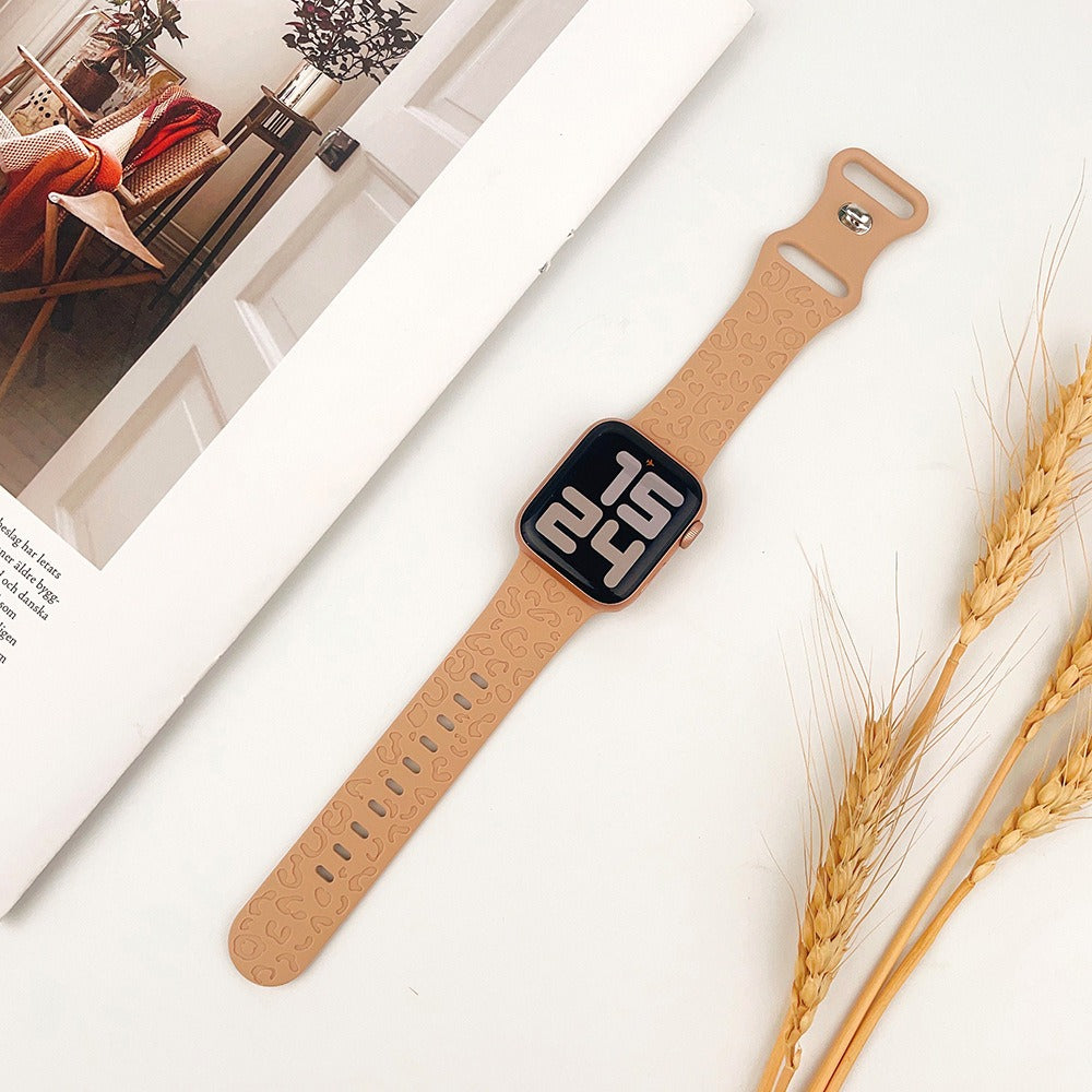 Apple Watch strap with laser engraved