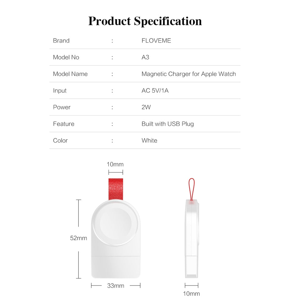 Wireless Charger for Apple Watch