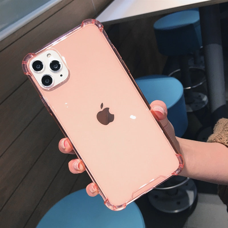 Transparent Shockproof Case for iPhone