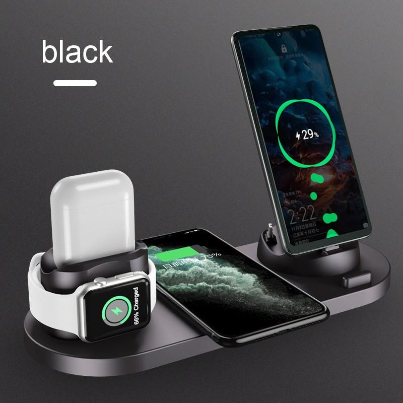 6 in 1 Wireless Charger Dock Station