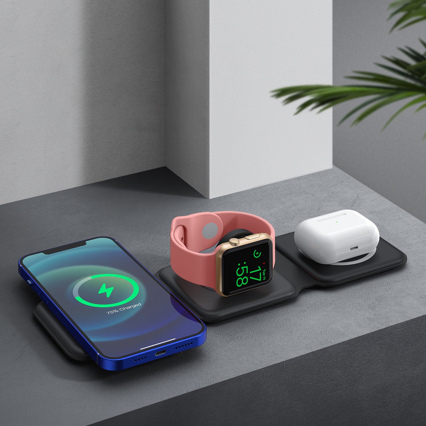 3-in-1 Wireless Charger Magnetic Wireless Charger