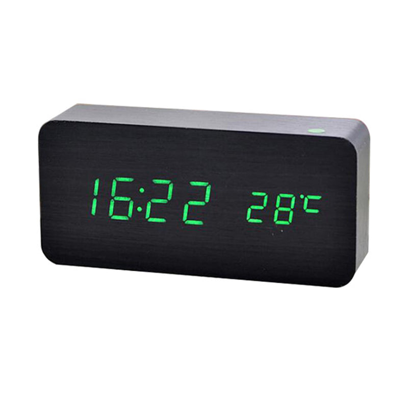 Creative Intelligent Led Wooden Clock