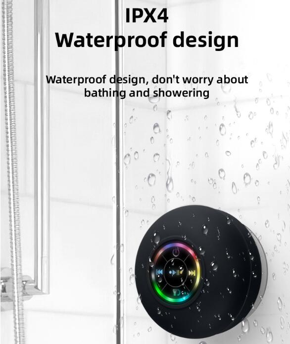Large suction cup waterproof Bluetooth speaker