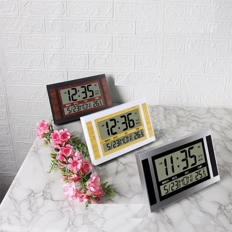 Large Screen Ultra Silent Electronic Alarm Clock