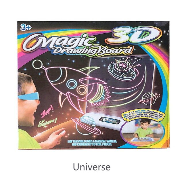 Magic Pad Deluxe Light Up LED 3D Drawing