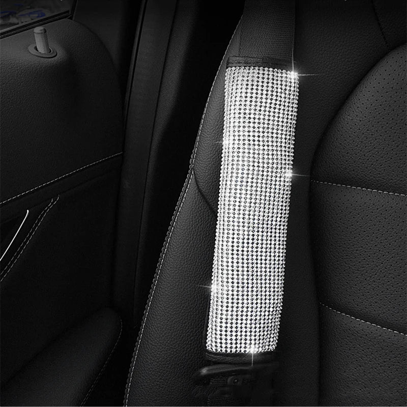 Diamond Crystal Car Seatbelt Cover