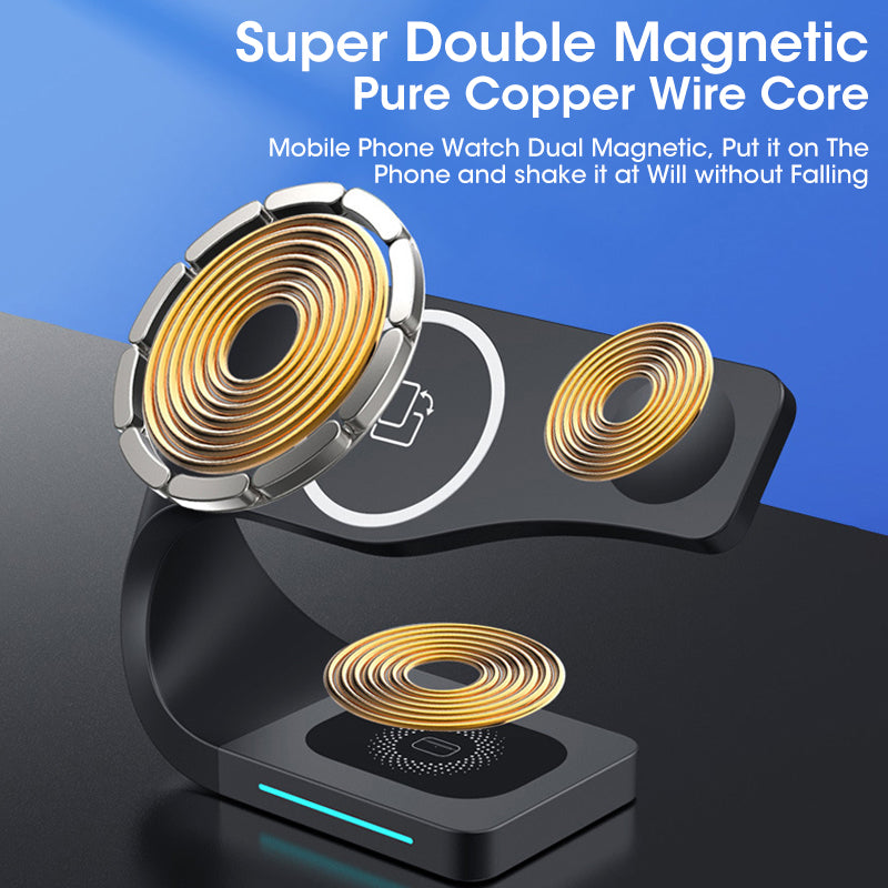 4 in 1 Magnetic Wireless Charger for iPhone12 Apple Watch