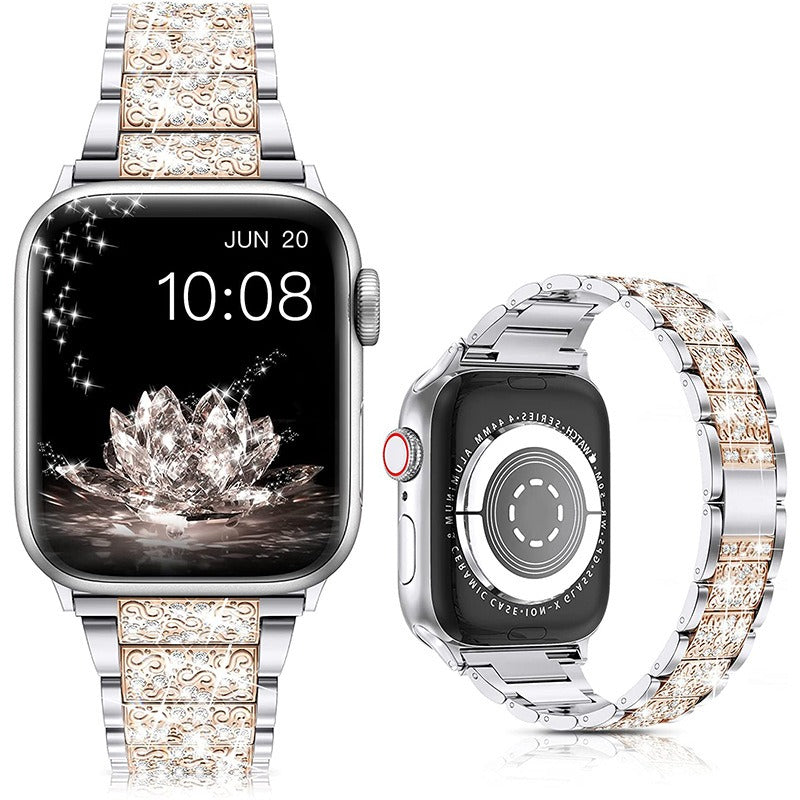 iwatch Watchband Three Beads Diamond