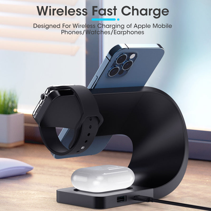4 in 1 Magnetic Wireless Charger for iPhone12 Apple Watch