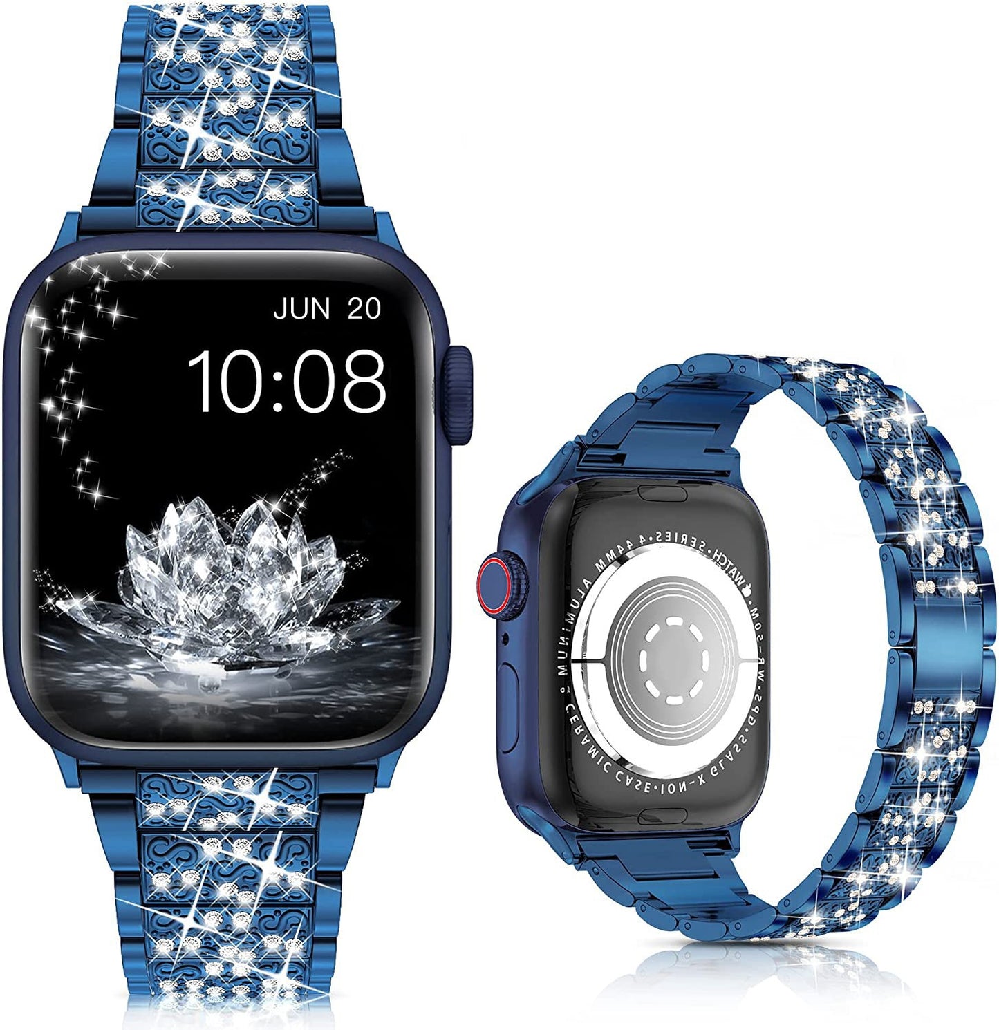 iwatch Watchband Three Beads Diamond