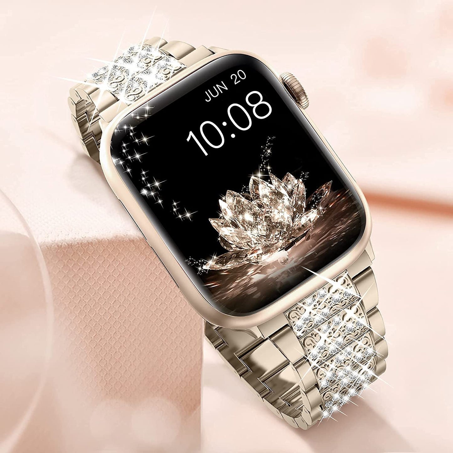 iwatch Watchband Three Beads Diamond