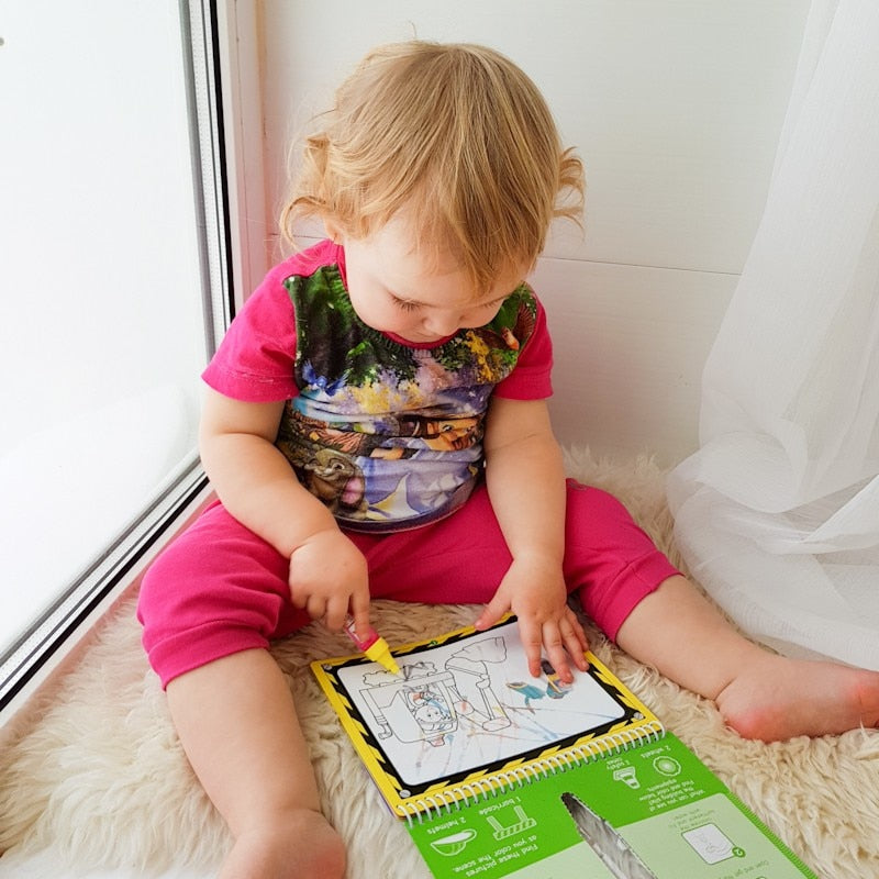 Magic Water Drawing Book