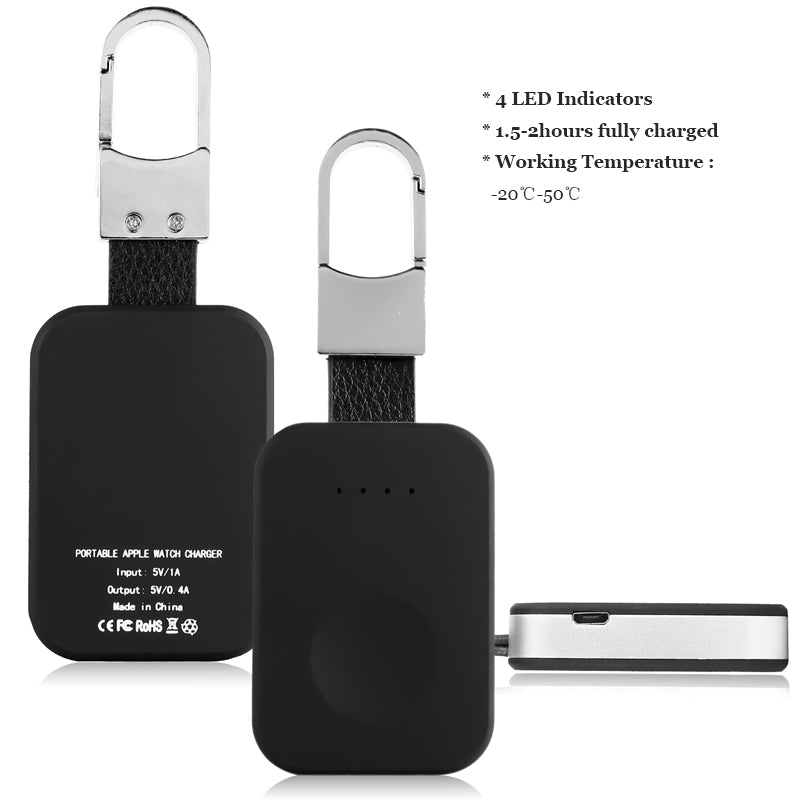 External Battery Pack QI Wireless Charger for Apple Watch