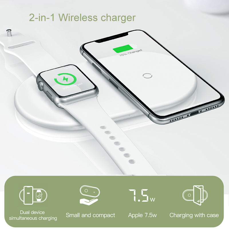 Baseus 2 in 1 Wireless Charger Pad