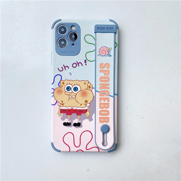 Cartoon SpongeBob SquarePants Apple mobile phone case
