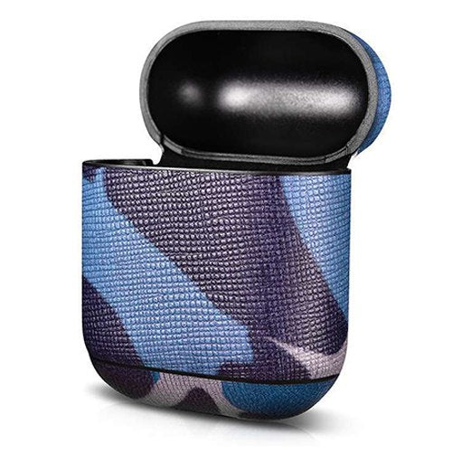 Camouflage Leather Earphone Case