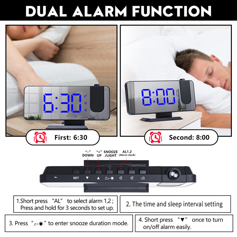 New double alarm clock