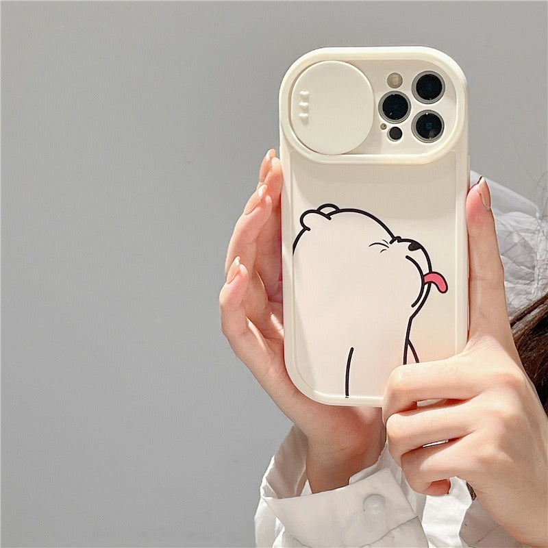 Sliding Window Phone Case Material Suitable for iPhone