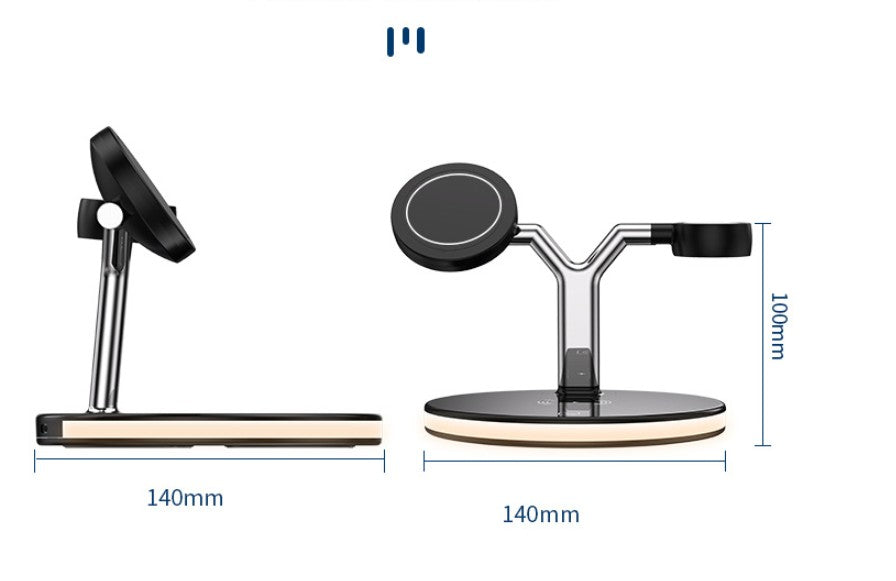 Three-in-one wireless charger