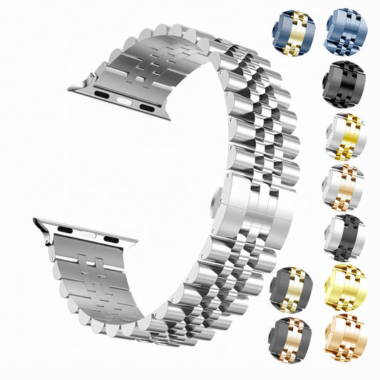 new five-bead stainless steel strap iwatch