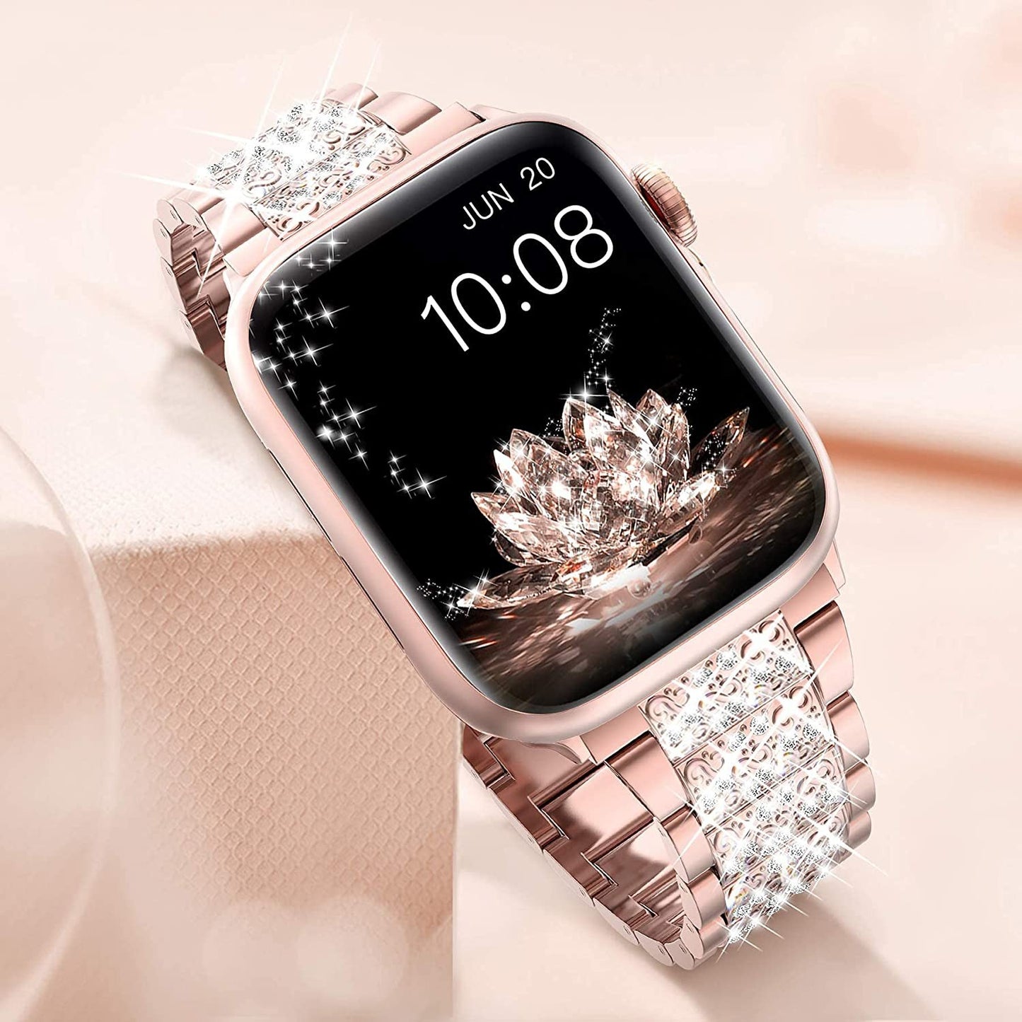 iwatch Watchband Three Beads Diamond