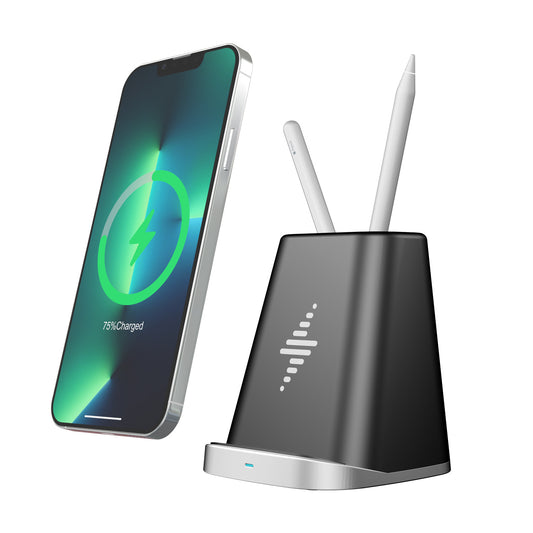 Pen Holder Wireless Charger For Apple Mobile Phone