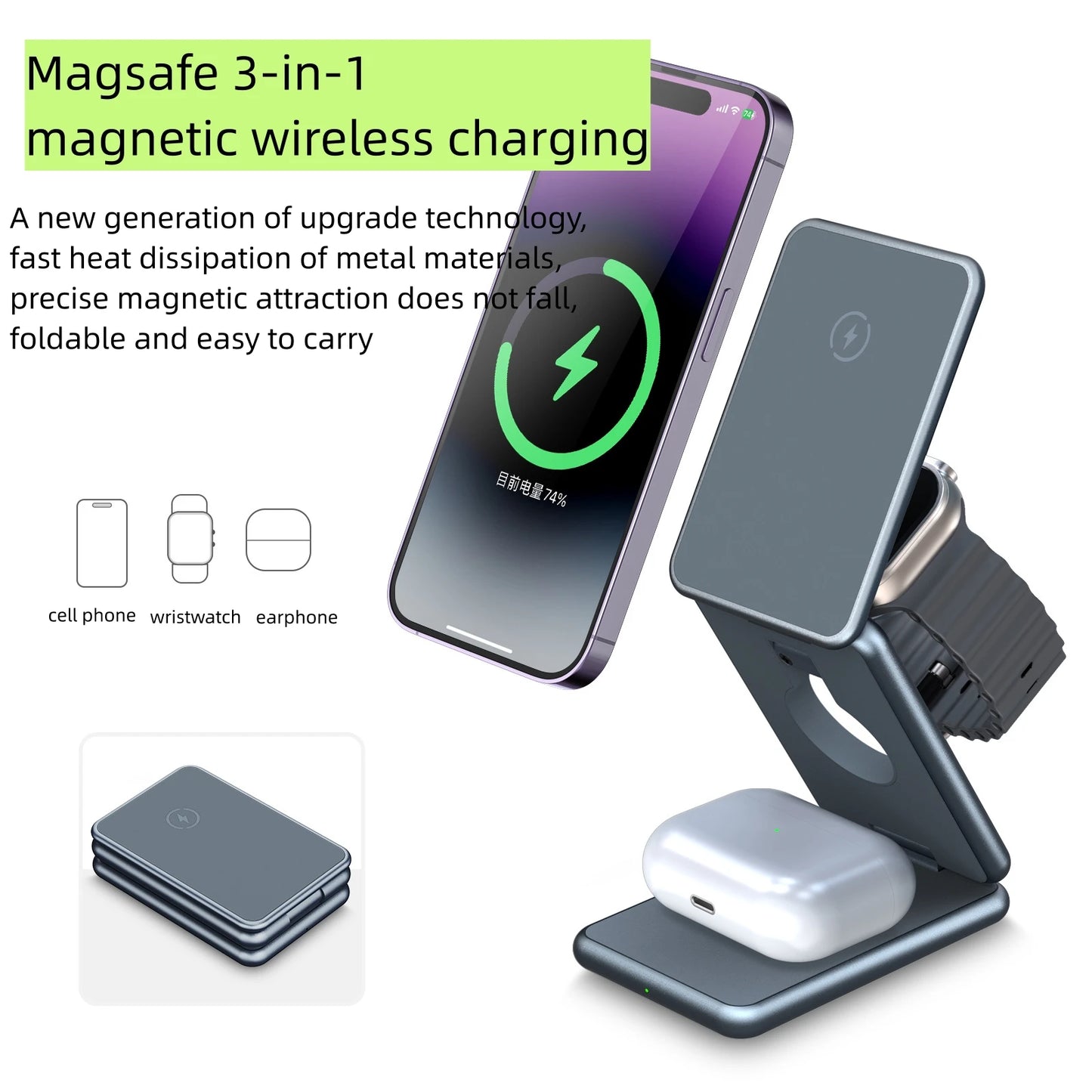magnetic wireless fast charger